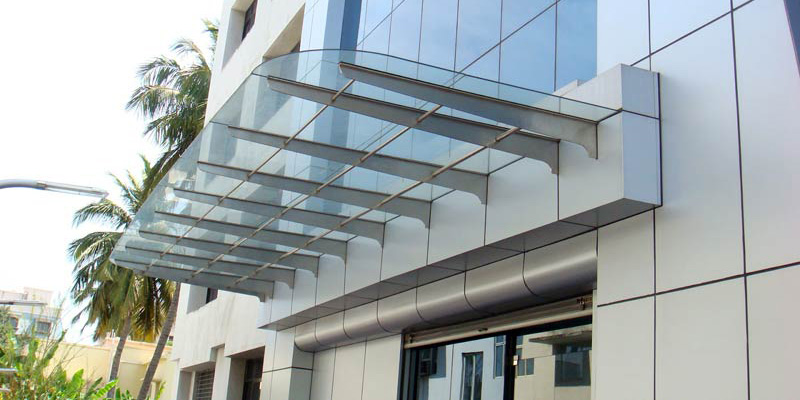 Toughened Glass Canopies