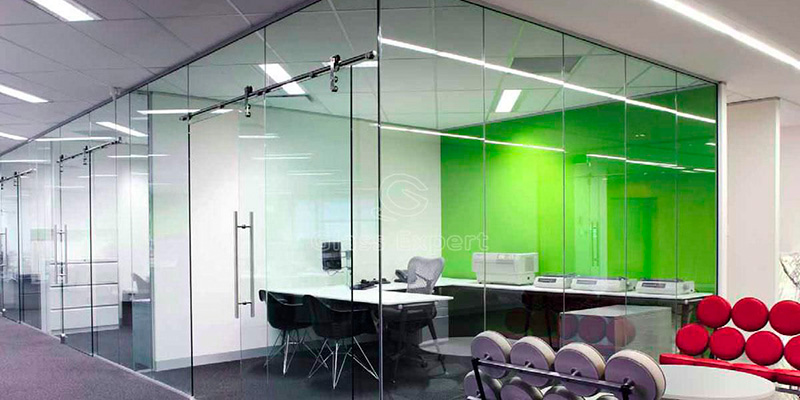 Toughened Glass Partition